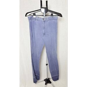 Vintage 1970s Longstreet Jeans High Waist Wide Leg Union Jack Label 
Size 13/14
